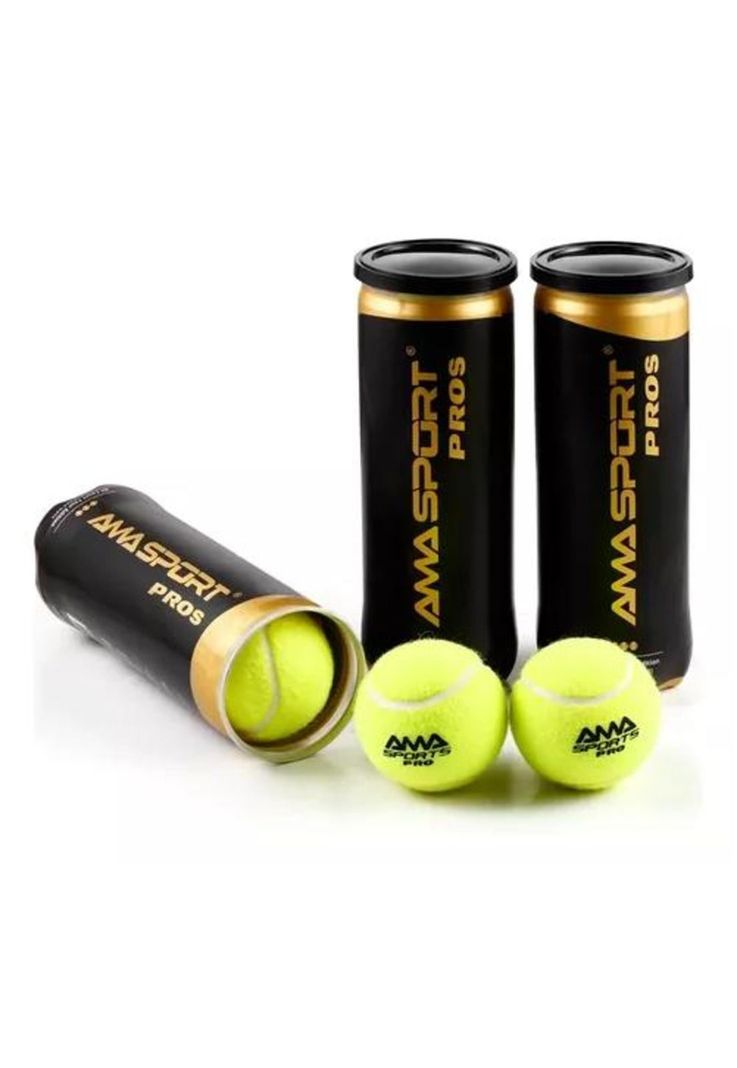 Tarro de Pelotas de Padel - Ama Pros, 3 Unidades (WPT & IPF Approval)-2