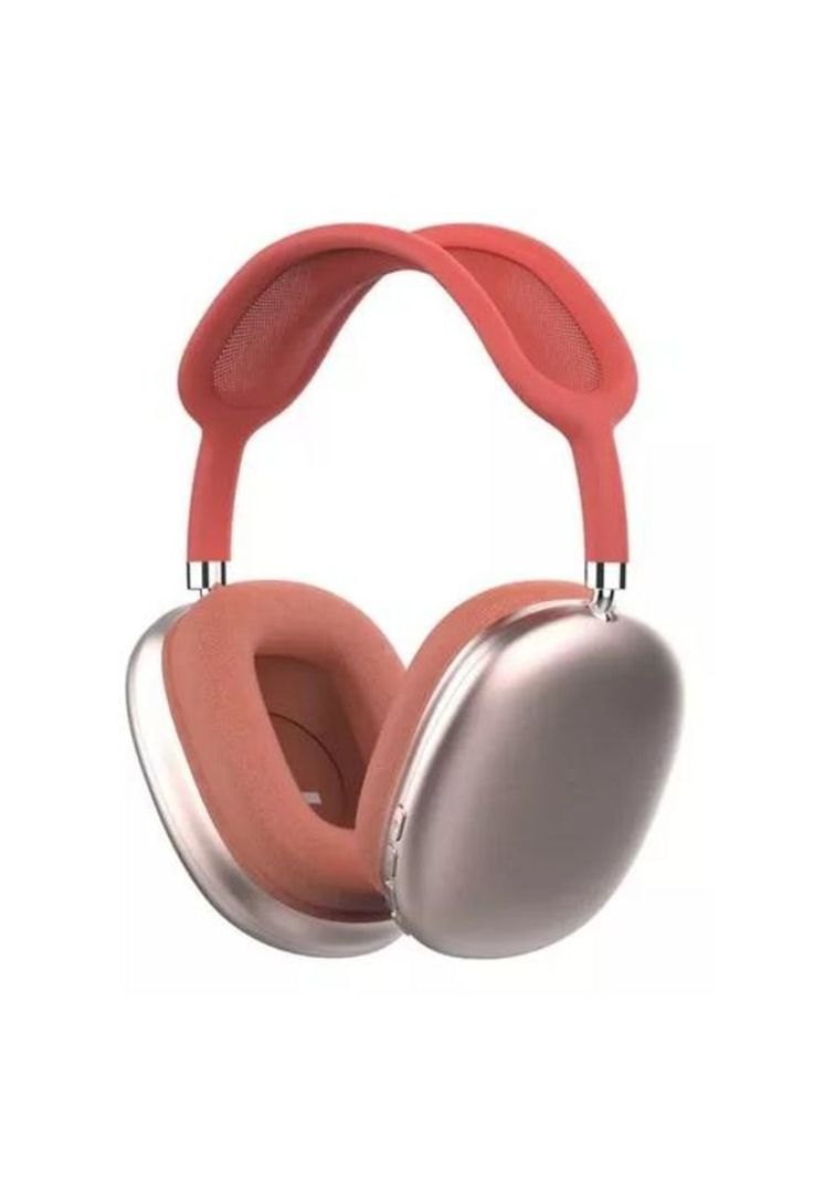 Auriculares gamer inalámbricos P9 Plus rojo-0