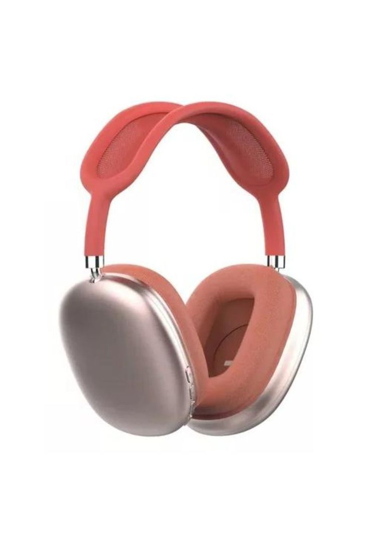 Auriculares gamer inalámbricos P9 Plus rojo-1