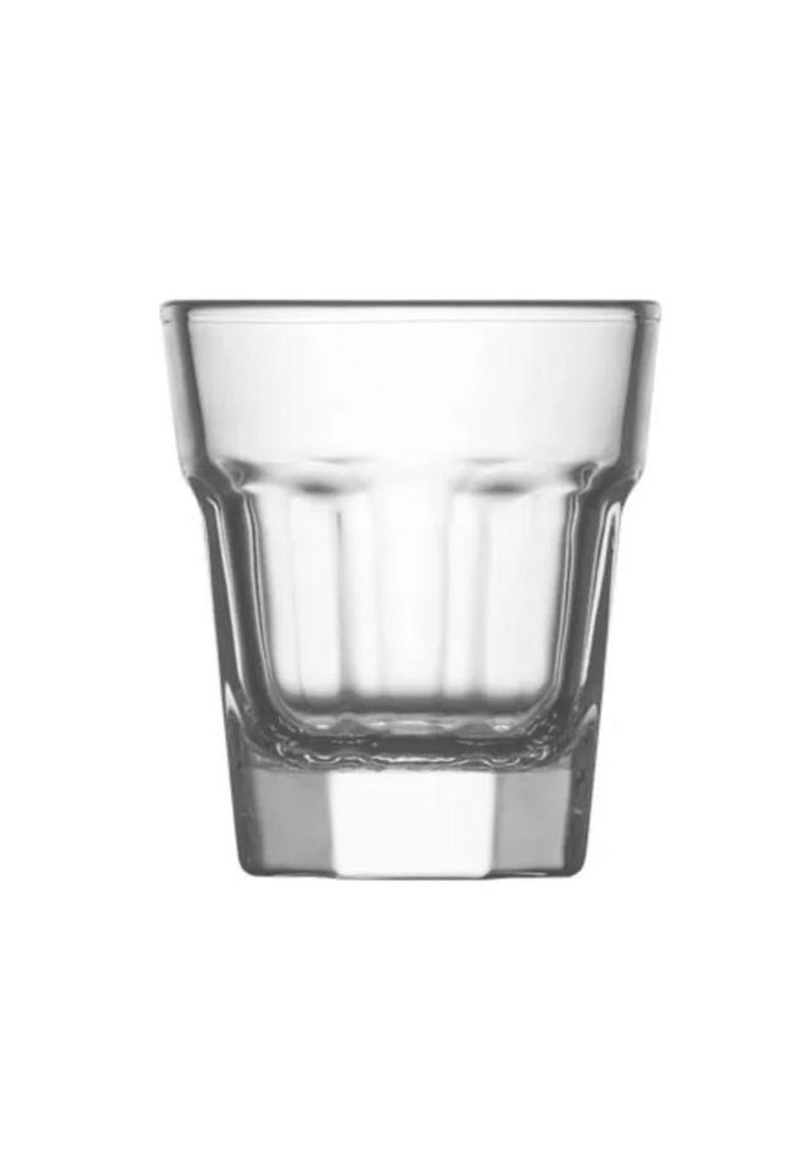 Set 6 Vasos Shot Tequilero Vidrio Vitrineon Transparente-0