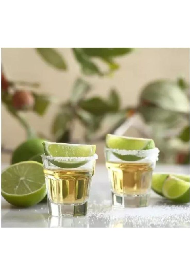 Set 6 Vasos Shot Tequilero Vidrio Vitrineon Transparente-4