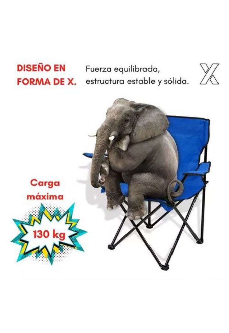 Silla plegable de camping con porta vaso y bolsa verde-4