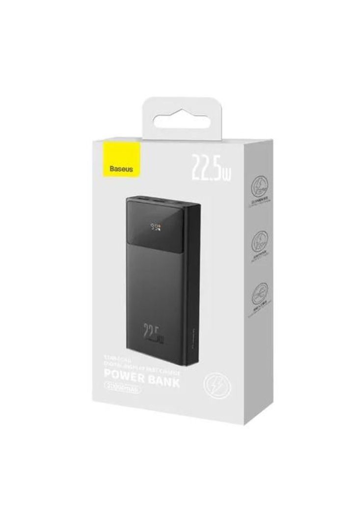 Batería portátil Baseus 20,000 mAh, 22.5W, power bank mini, negro-3