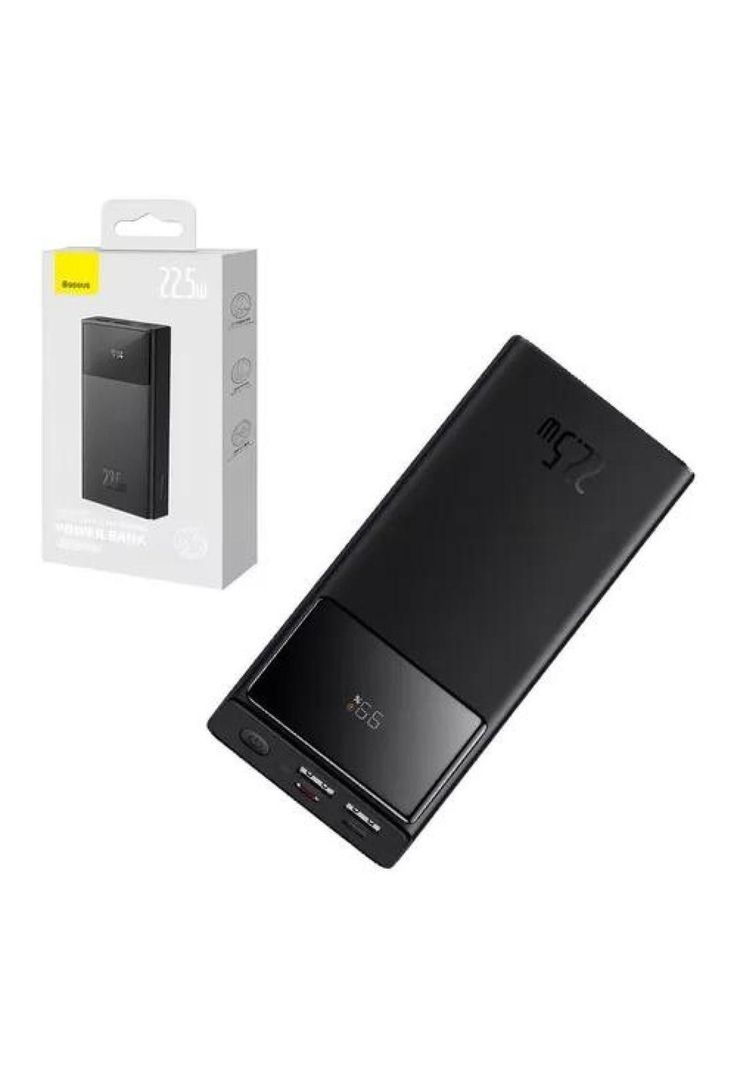 Batería portátil Baseus 20,000 mAh, 22.5W, power bank mini, negro-1
