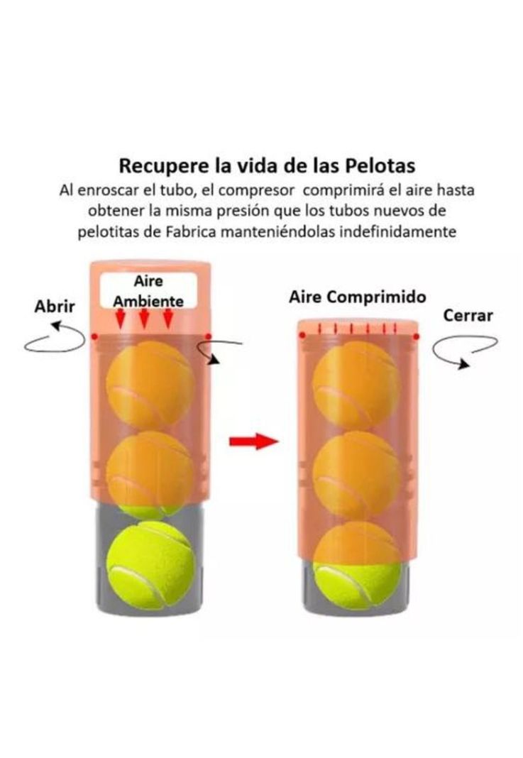 Presurizador de Pelotas - Padel / Tenis-1
