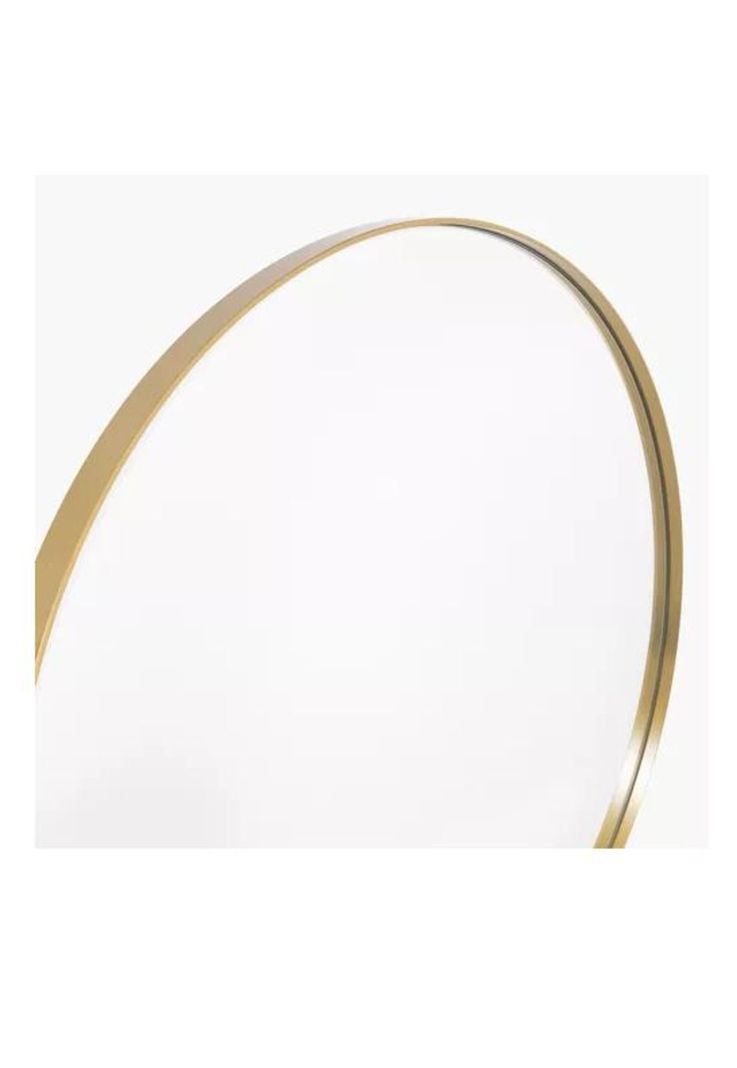 Espejo Redondo Lugano 80cm Diámetro Dorado-1