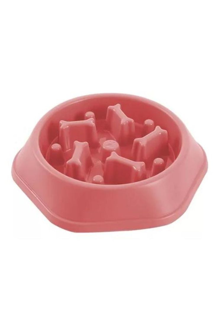 Plato Anti Ansiedad - Come Lento para Perros, Mascotas, Color Turquesa-0