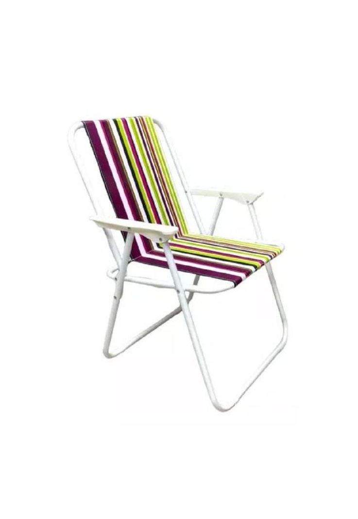 Silla portátil de playa plegable violeta-0