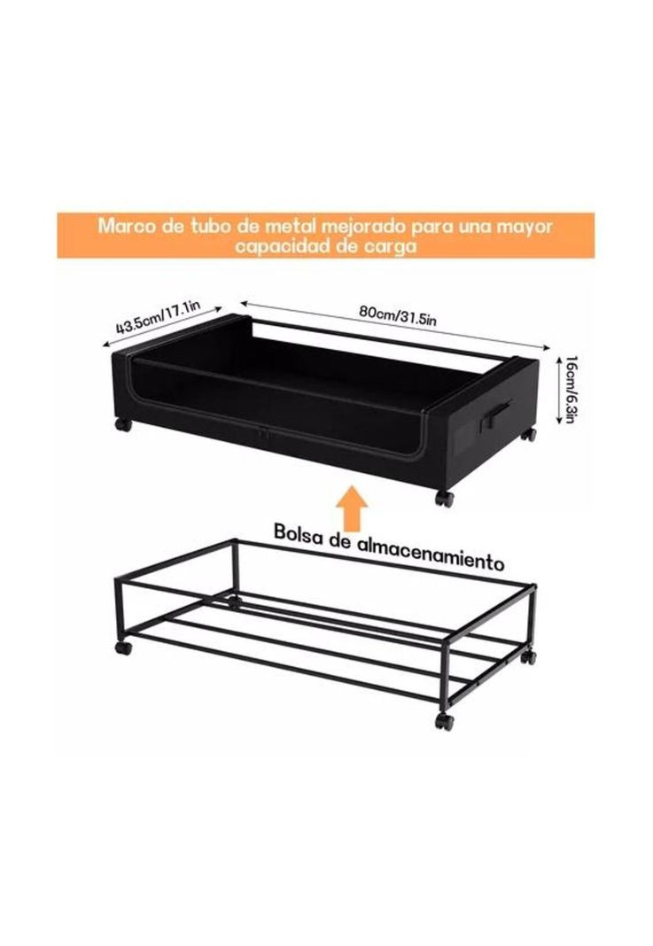 Caja Organizadora  Ruedas 2 Piezas-3