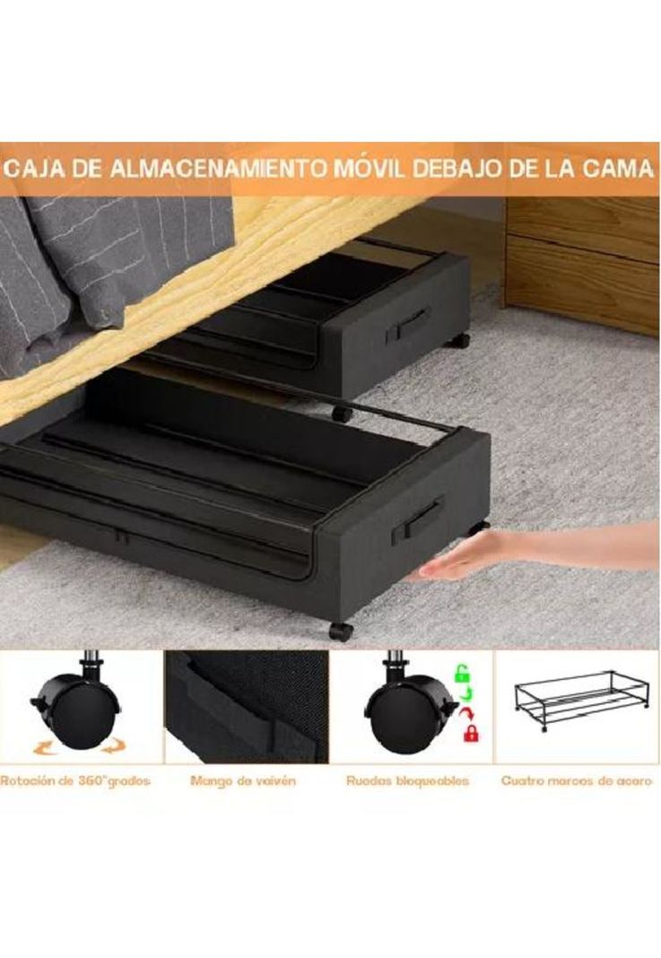 Caja Organizadora  Ruedas 2 Piezas-5
