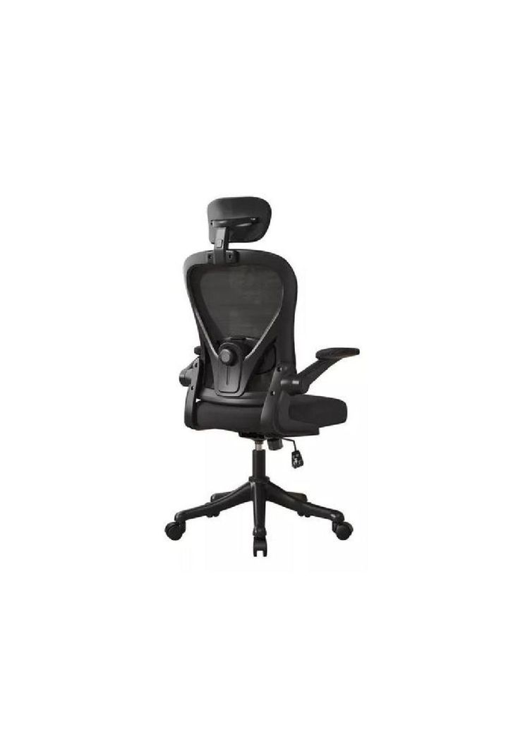 Silla de oficina ergonómica con soporte lumbar ajustable color negro-0