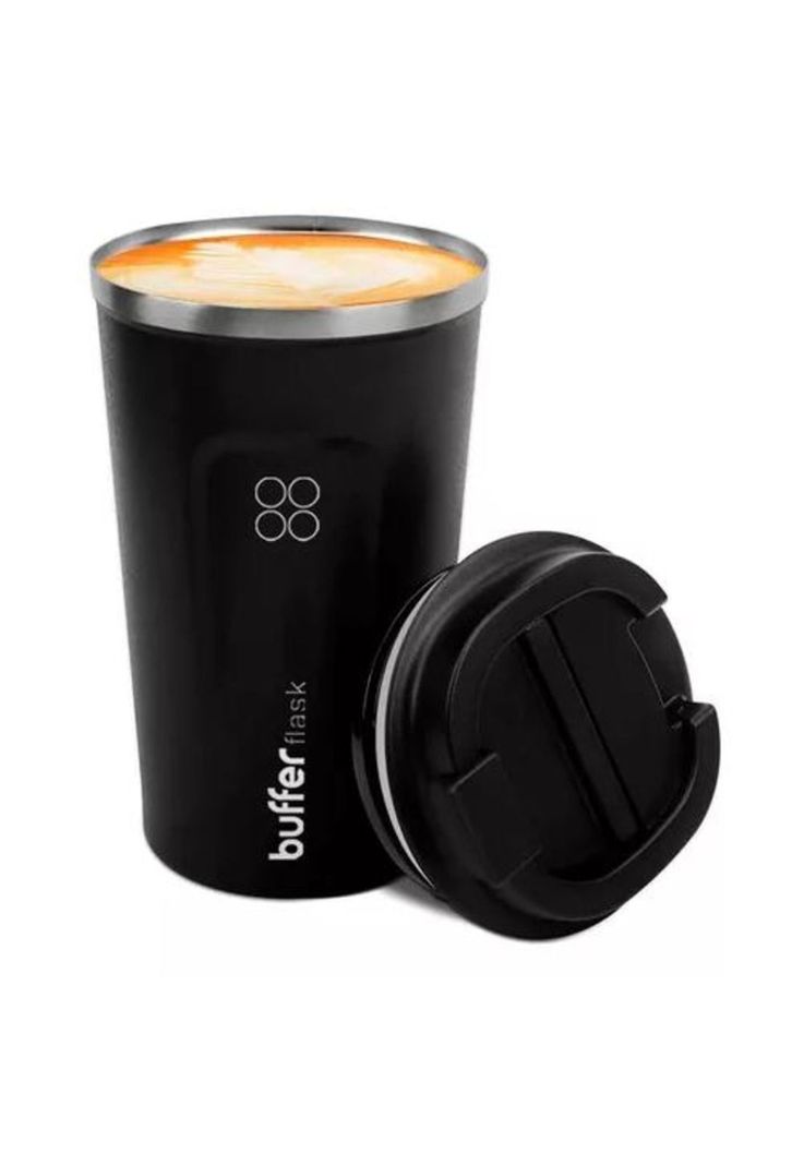 Termo para Café - Vaso Térmico Mug de 500 ml, 17 oz, Color Negro-0