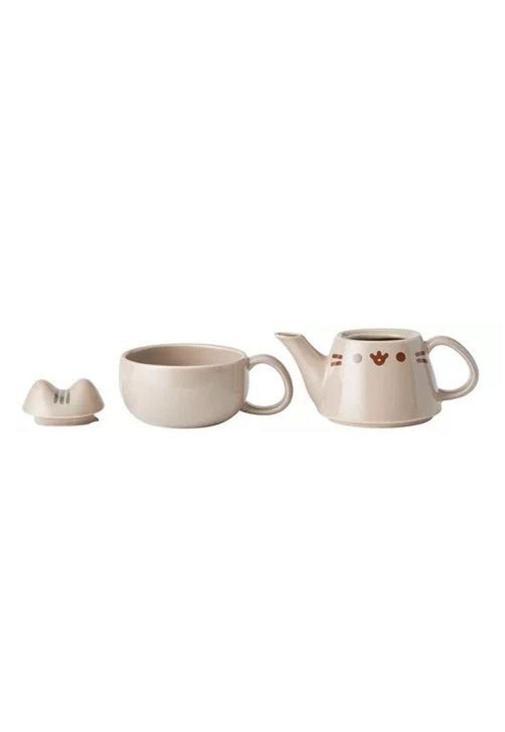 Set de Tetera - Diseño de Gato-2