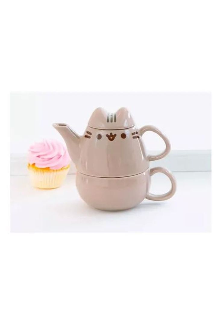 Set de Tetera - Diseño de Gato-3