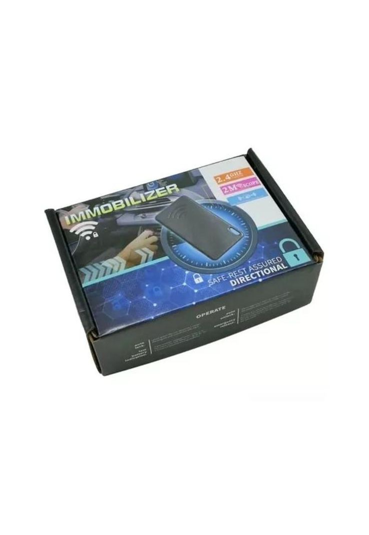 Inmovilizador para Auto Antirrobo Antiportonazo 966 Negro-0