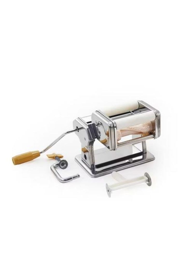 Máquina para hacer pasta ravioli color acero-0
