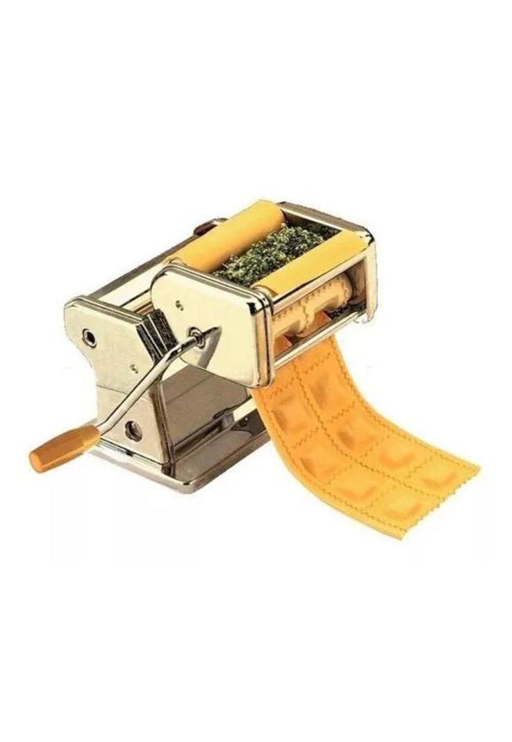 Máquina para hacer pasta ravioli color acero-2