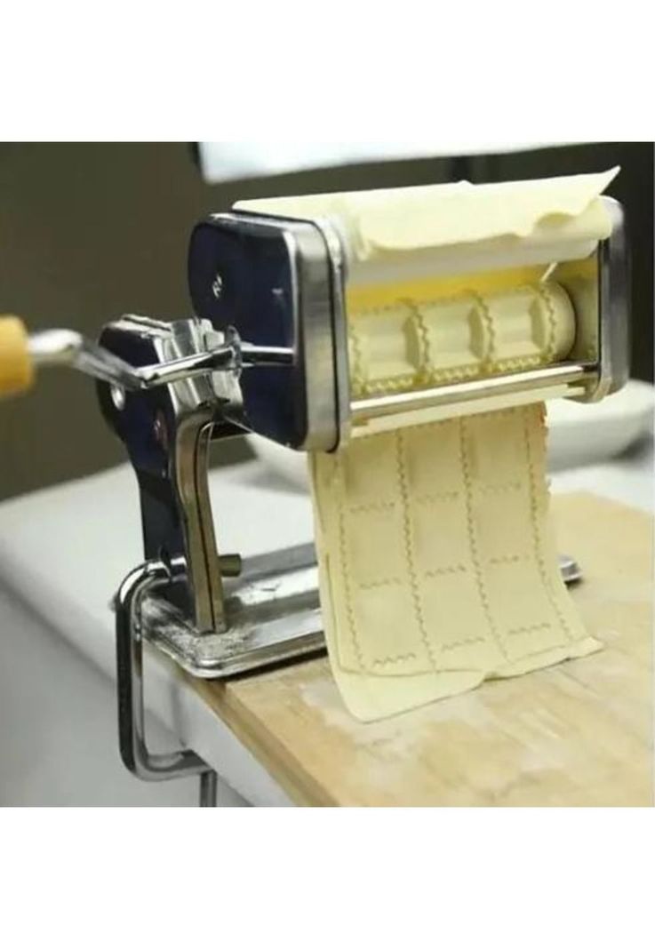 Máquina para hacer pasta ravioli color acero-4