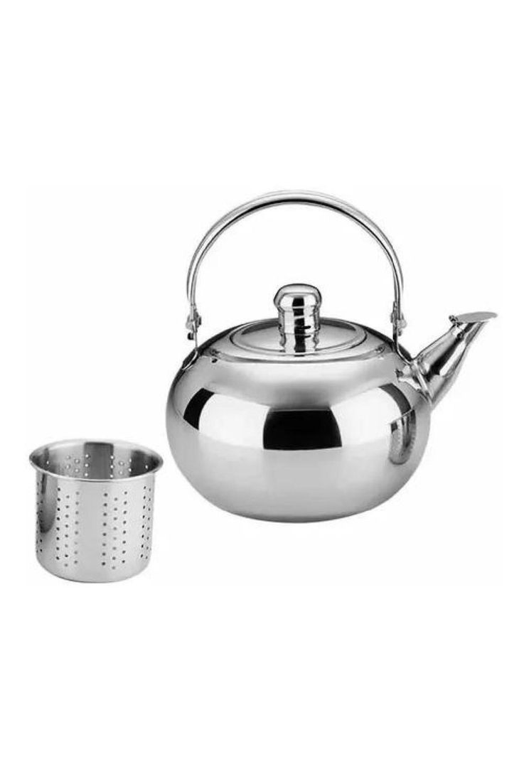 Tetera de 600 ml - Acero Inoxidable con Filtro para Té, Infusiones, Agua-1