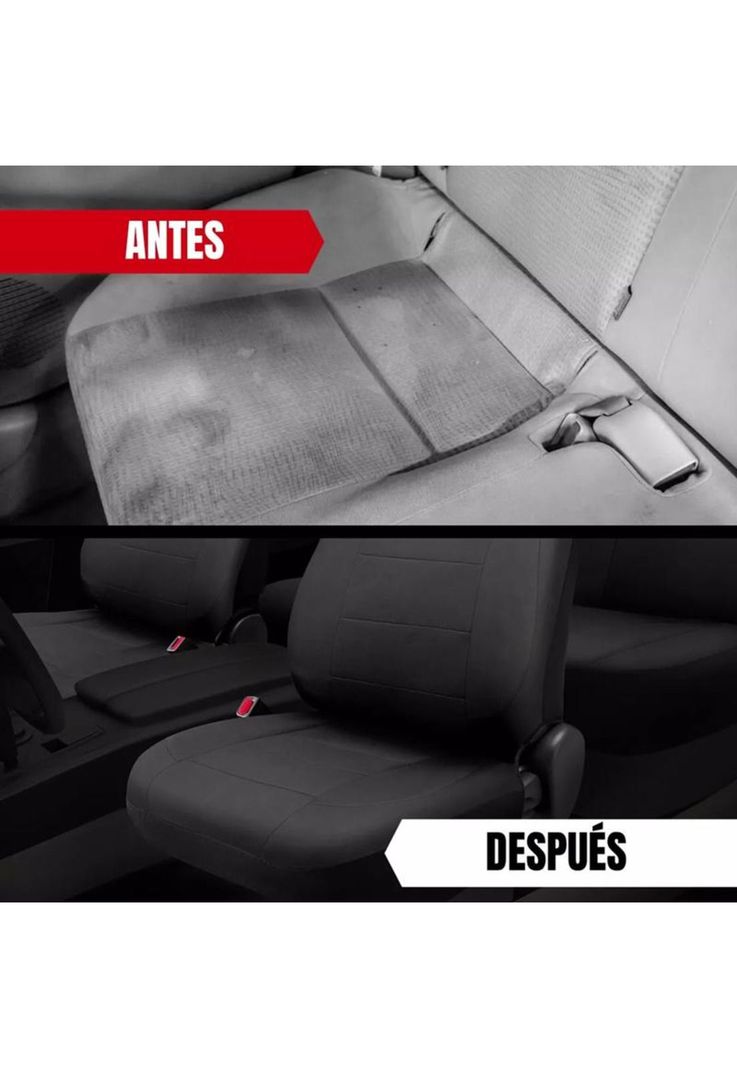 Funda cubre asiento auto camioneta universal Grand Prix, color negro-4