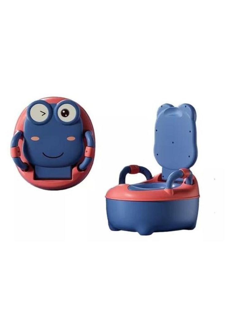 Pelela Baño Rana - Niño y Niña, Color Azul-0