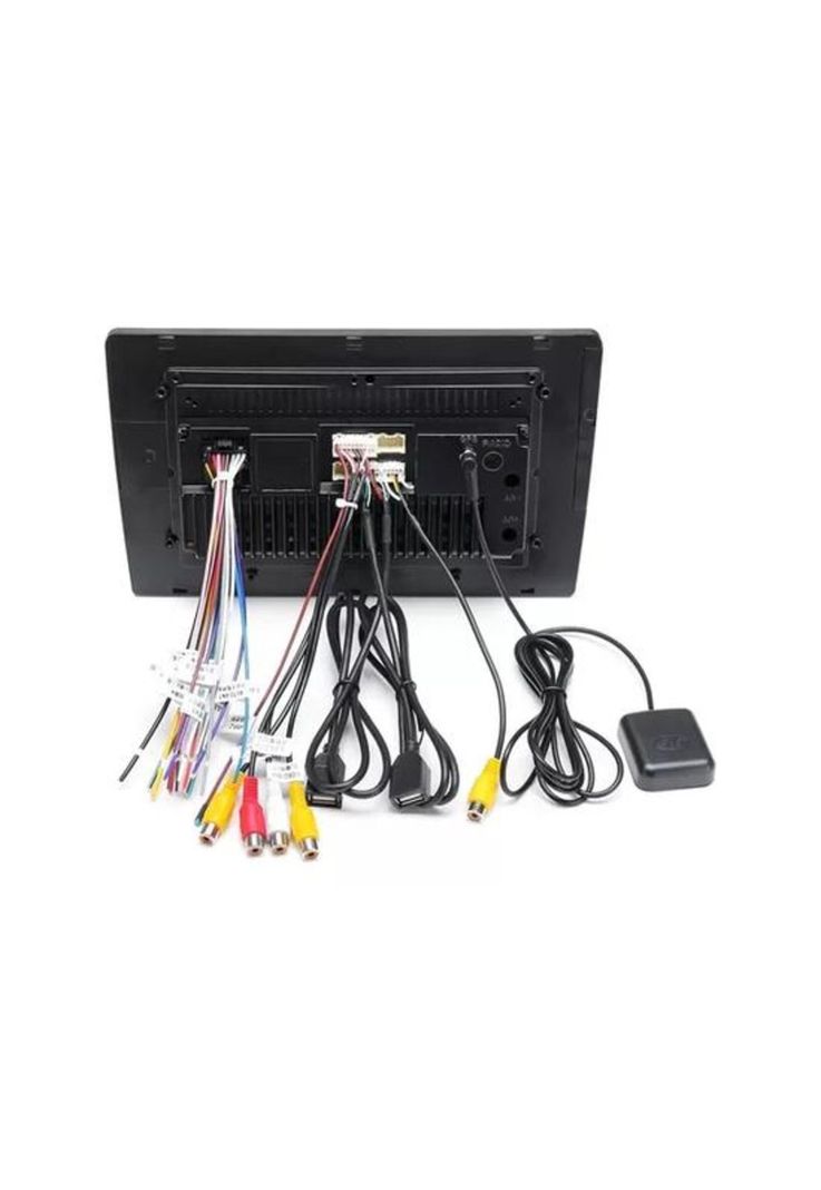 Radio auto 2 Din Android 9" con GPS y Wifi, control de volante, color negro-5