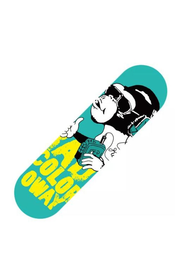 Tabla skate madera mono 7 láminas 32'', negro-0