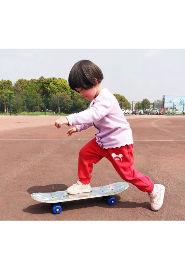 Tabla skate madera mono 7 láminas 32'', negro-5