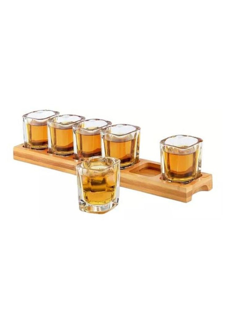 Set 6 Vasos Shot Tequila 65ml Vidrio Grueso-1