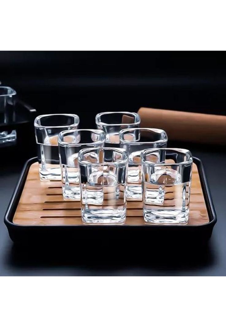 Set 6 Vasos Shot Tequila 65ml Vidrio Grueso-2