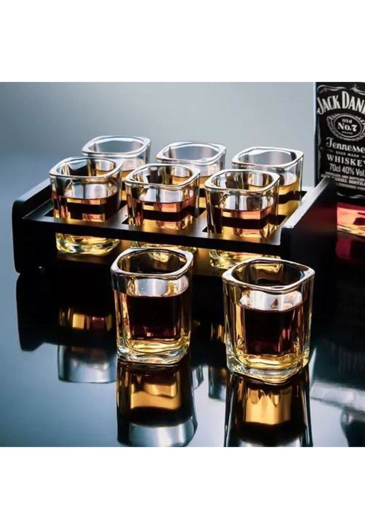 Set 6 Vasos Shot Tequila 65ml Vidrio Grueso-3