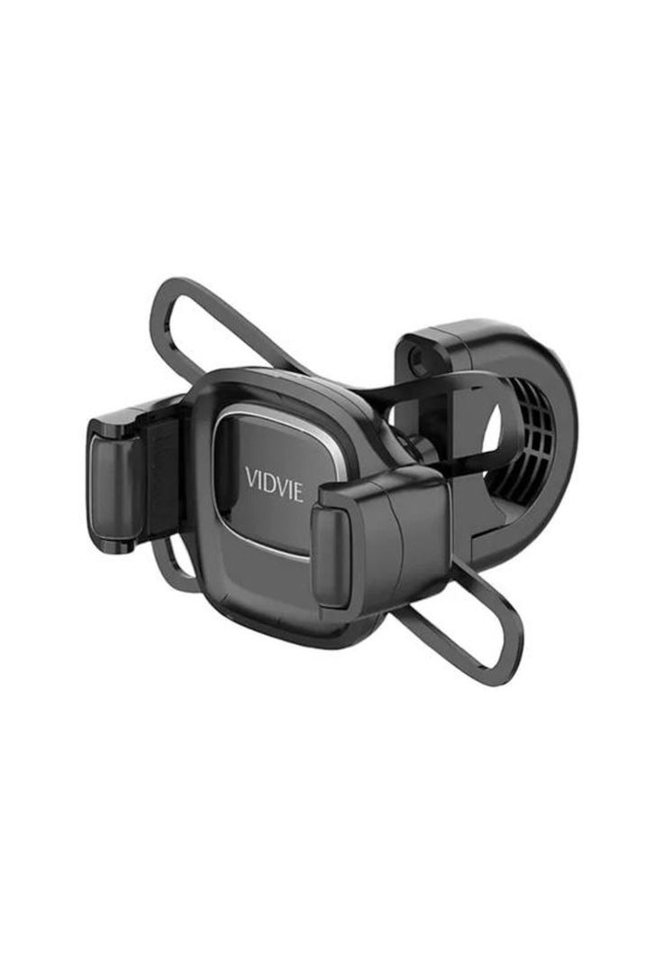 Soporte de celular para bicicleta y moto, ajustable, firme, color negro-1