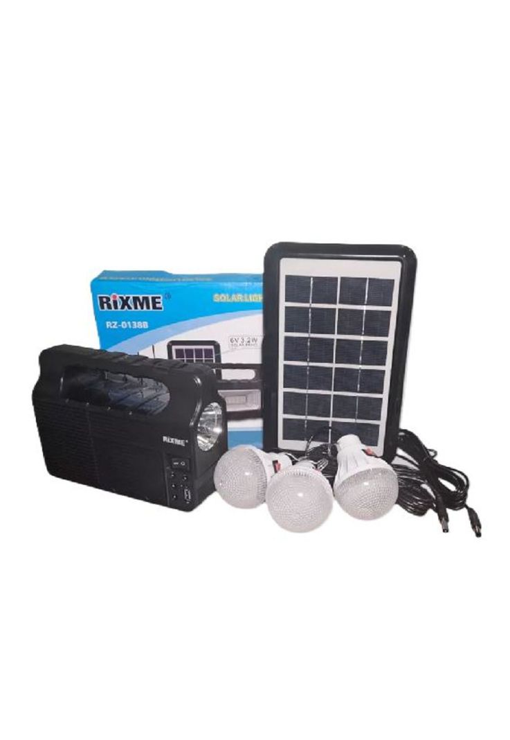 Kit solar de emergencia camping USB, 3 ampolletas luz, blanco neutro-3