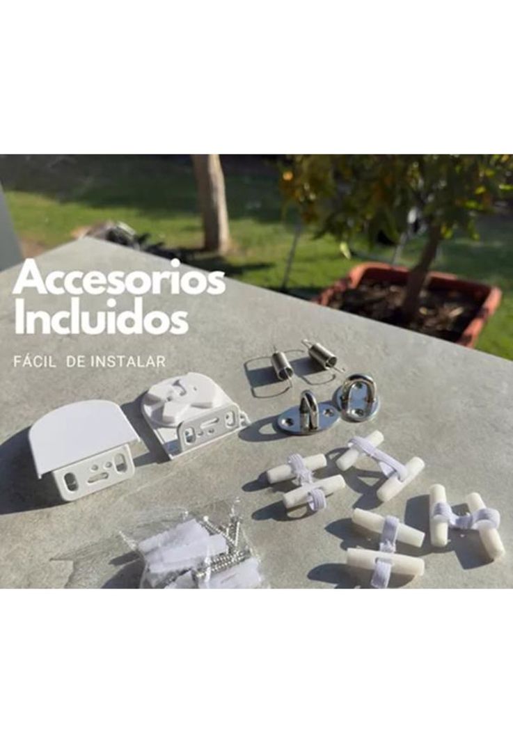 Cortina Roller Terraza 1.00 x 2.50 Beige Vincenzi-3