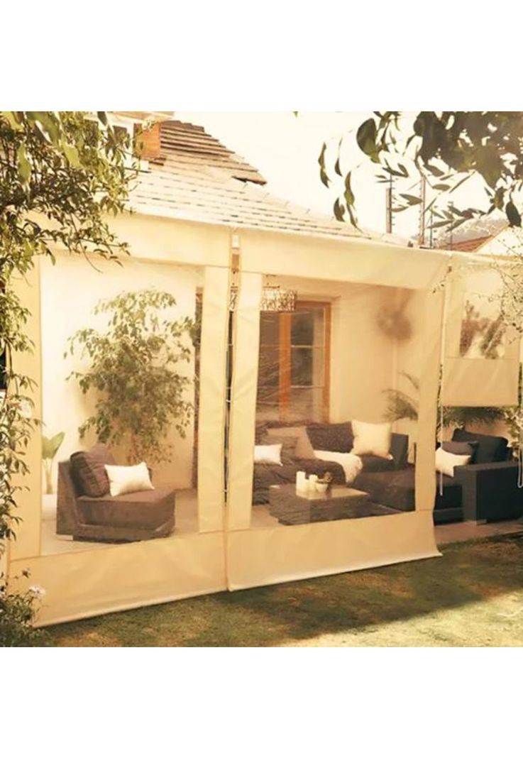 Cortina Roller Terraza 1.00 x 2.50 Beige Vincenzi-4
