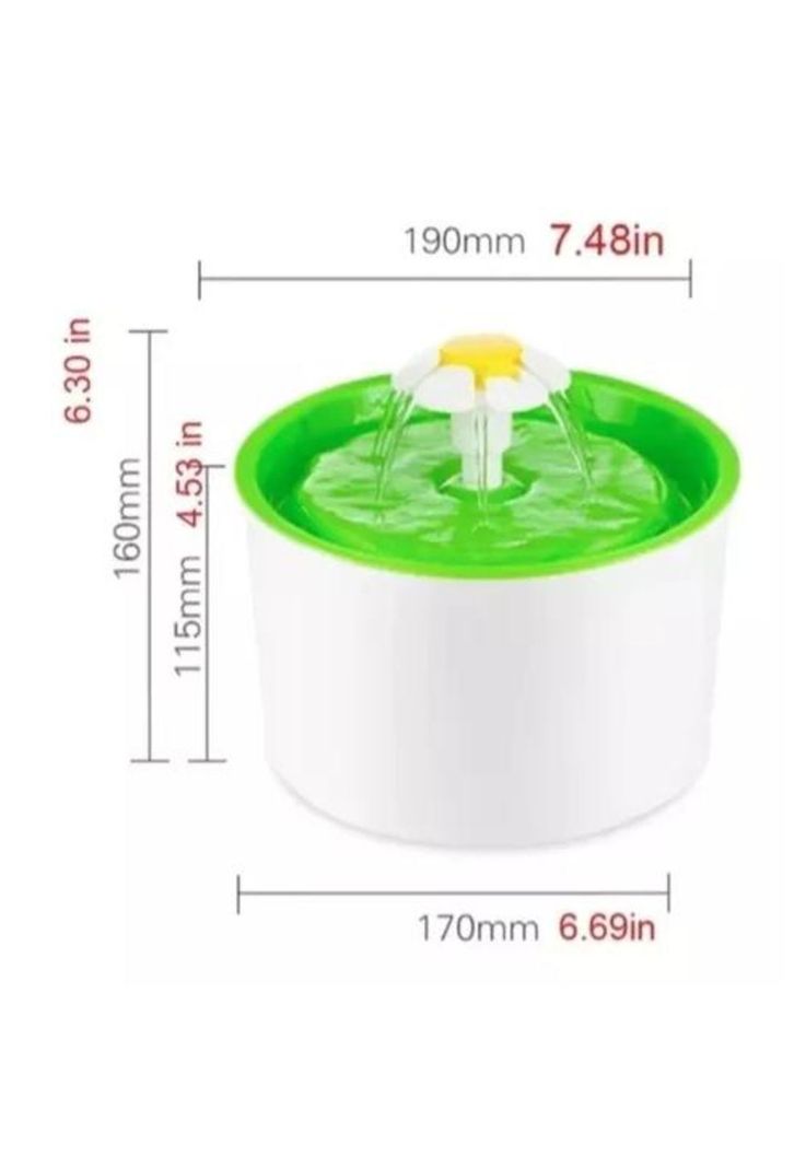 Bebedero Eléctrico de Agua - 1.6 L para Perros y Gatos-0