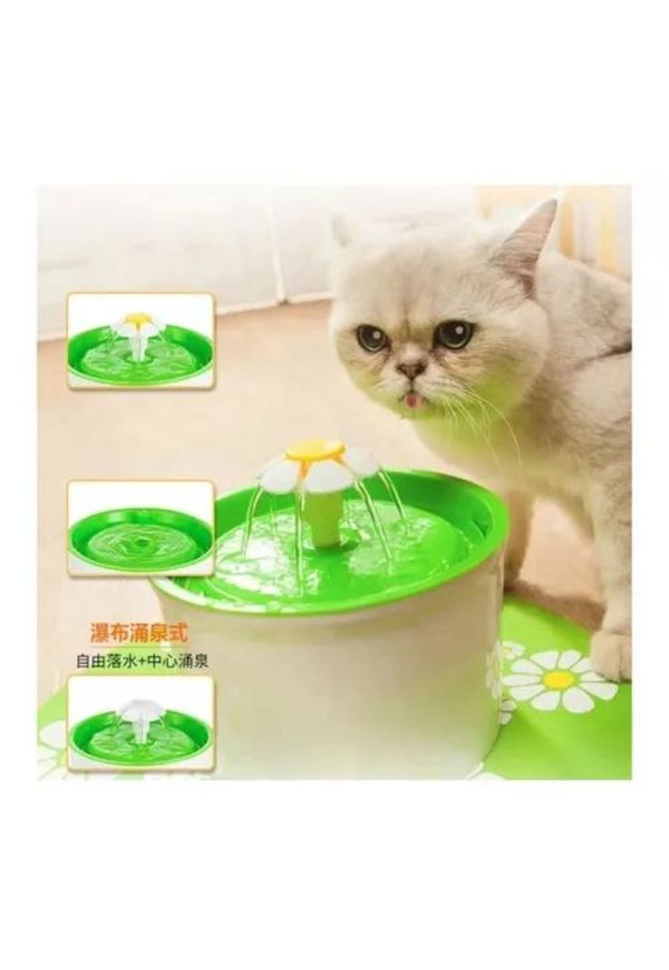 Bebedero Eléctrico de Agua - 1.6 L para Perros y Gatos-3
