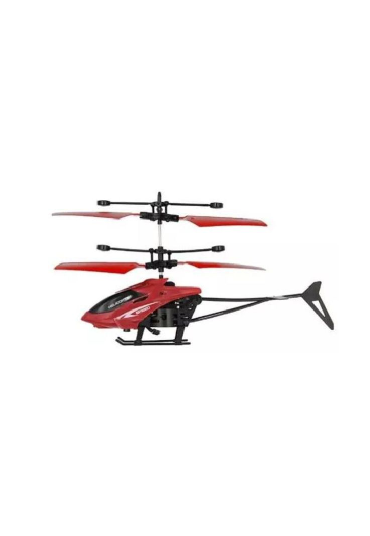 Drone mini helicóptero con sensor, juguete volador recargable multicolor-0