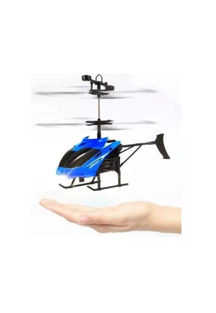 Drone mini helicóptero con sensor, juguete volador recargable multicolor-3