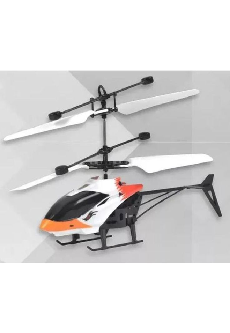 Drone mini helicóptero con sensor, juguete volador recargable multicolor-4
