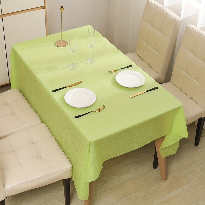 mantel rectangular antimanchas 220x140 verde