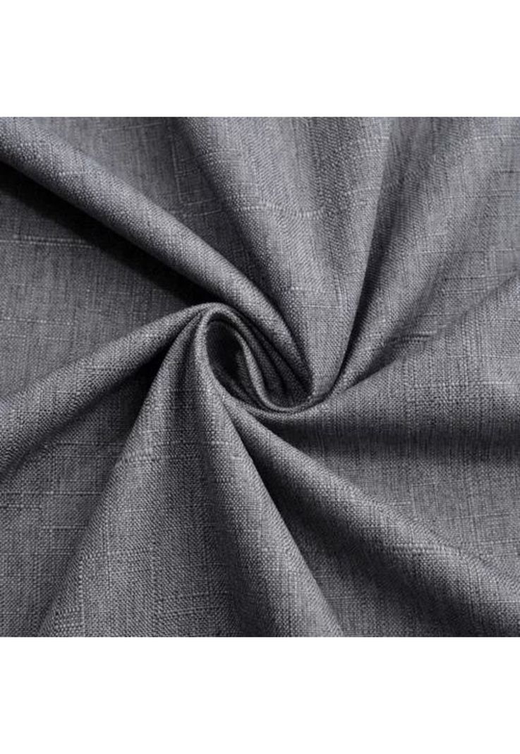 Cortina Lino Con Blackout Engomado Térmica 140x220 Gris Oscuro-1