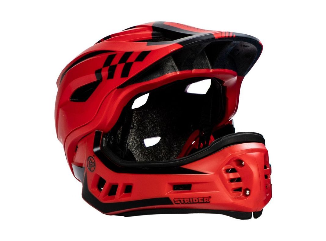 Strider ST-R Casco Integral rojo para niños.-0