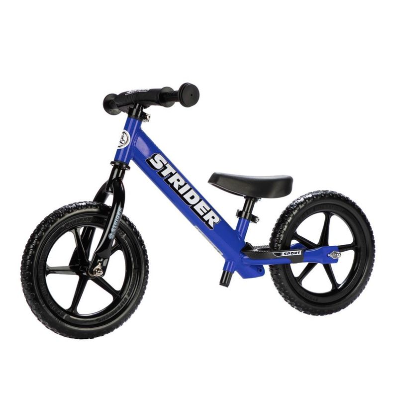 Bicicleta de balance STRIDER 12 SPORT azul para niños-0
