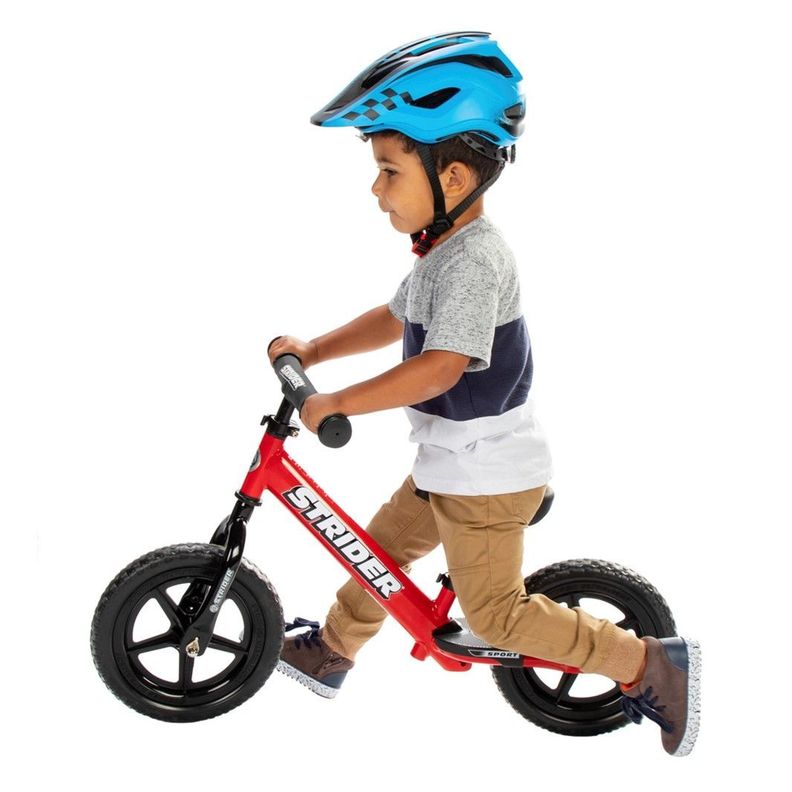 Bicicleta de balance STRIDER 12 SPORT roja para niños-1