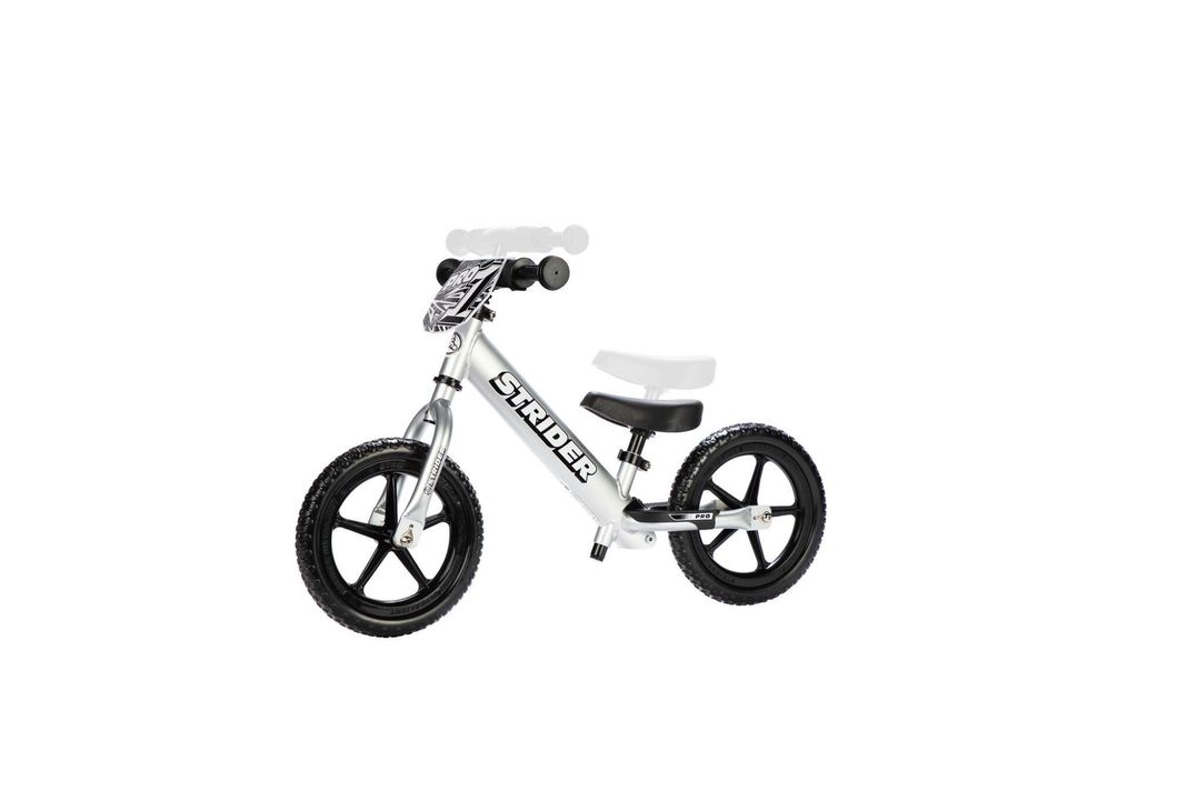 Bicicleta de balance STRIDER 12 PRO silver para niños-0