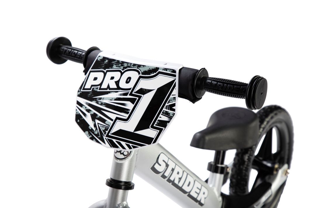 Bicicleta de balance STRIDER 12 PRO silver para niños-1