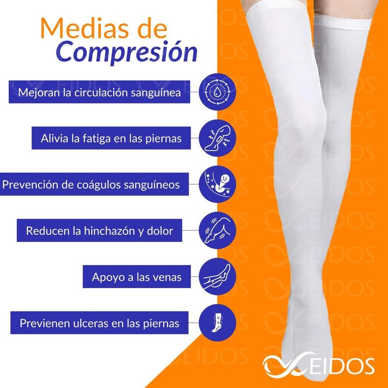 Medias Antiembolicas Compresion Cranberry-3