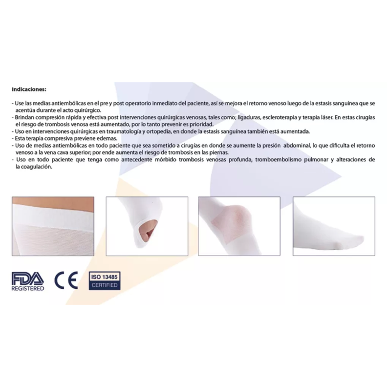 Medias Antiembolicas Compresion Cranberry-5