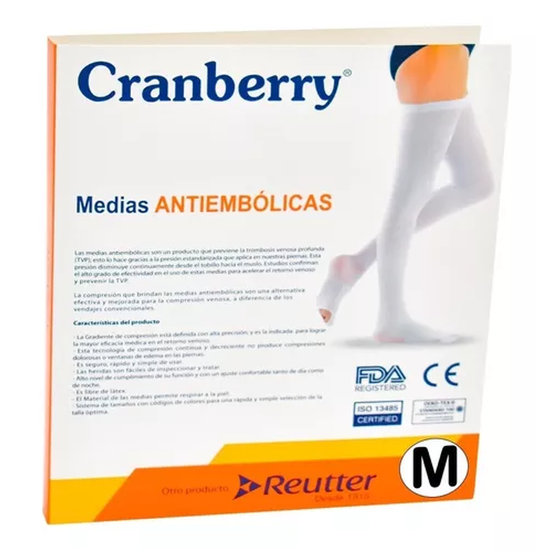 Medias Antiembolicas Compresion Cranberry-7